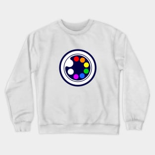 Abstract palette icon Crewneck Sweatshirt